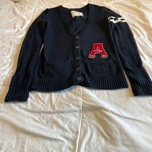 Abercrombie letterman Sweater